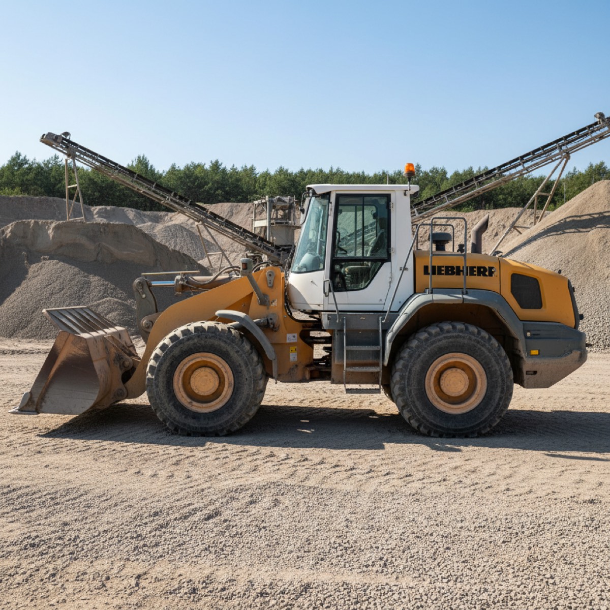Radlader Liebherr L 550, Getriebeschaden